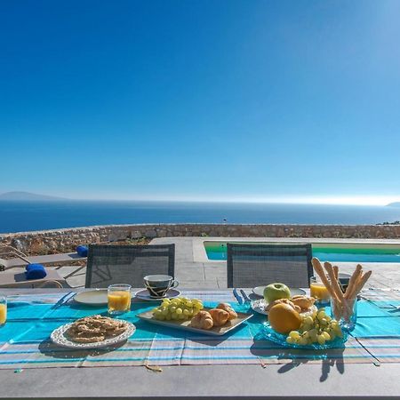 Tranquil Sea View Villa With Private Pool, Just 2Km From The Beach! Agia Galini  Exterior photo