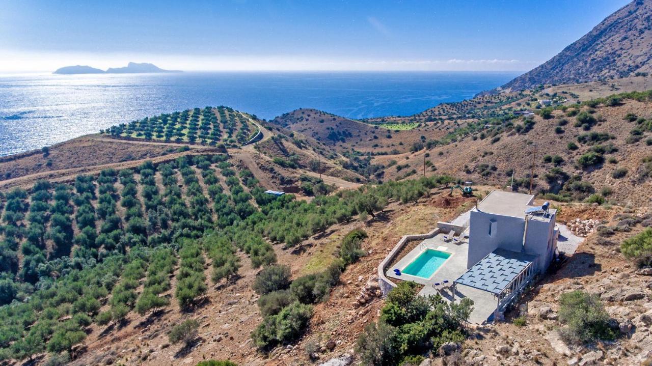 Tranquil Sea View Villa With Private Pool, Just 2Km From The Beach! Agia Galini  Exterior photo