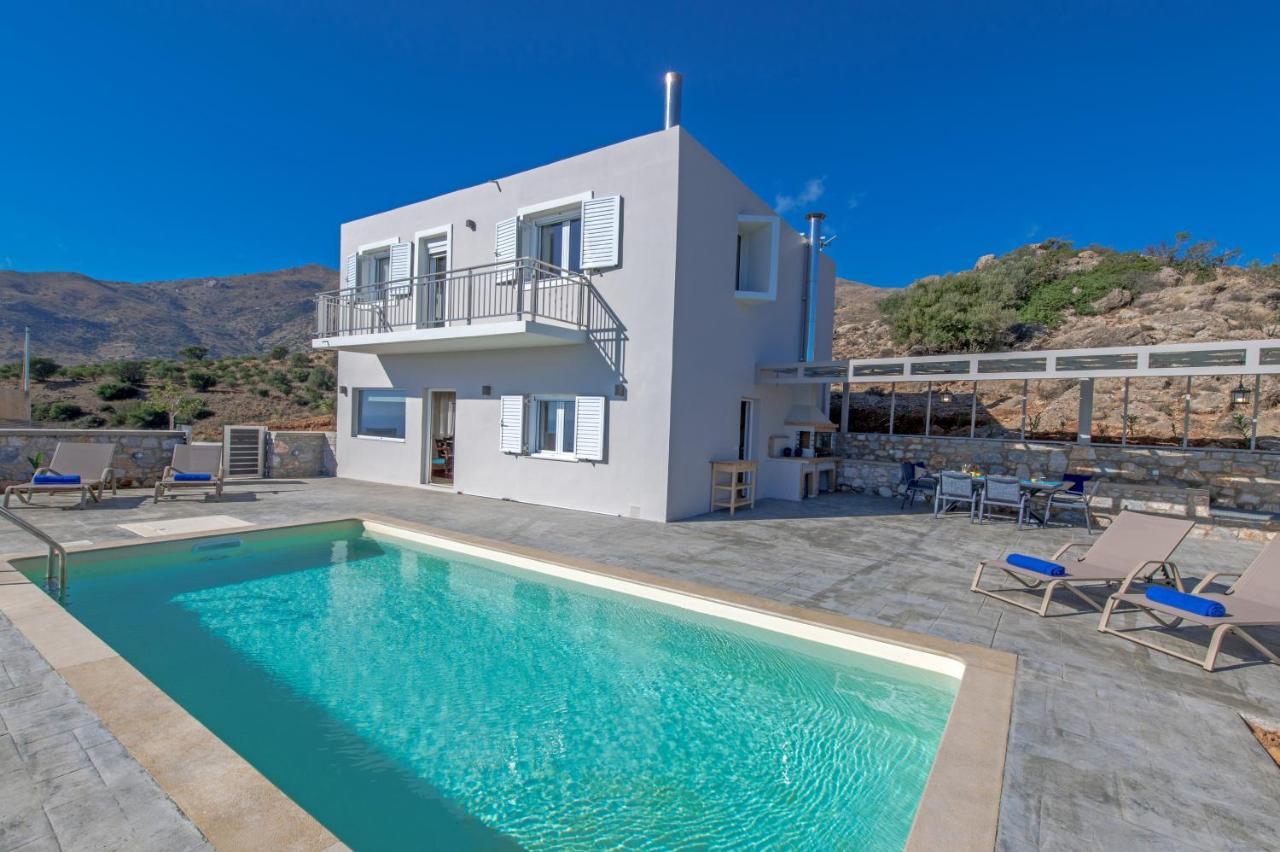 Tranquil Sea View Villa With Private Pool, Just 2Km From The Beach! Agia Galini  Exterior photo