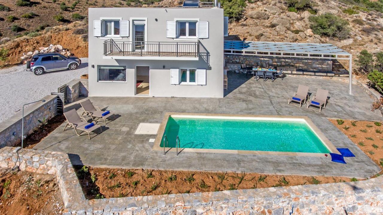Tranquil Sea View Villa With Private Pool, Just 2Km From The Beach! Agia Galini  Exterior photo