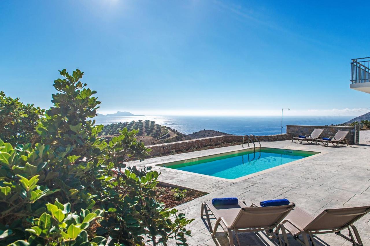 Tranquil Sea View Villa With Private Pool, Just 2Km From The Beach! Agia Galini  Exterior photo