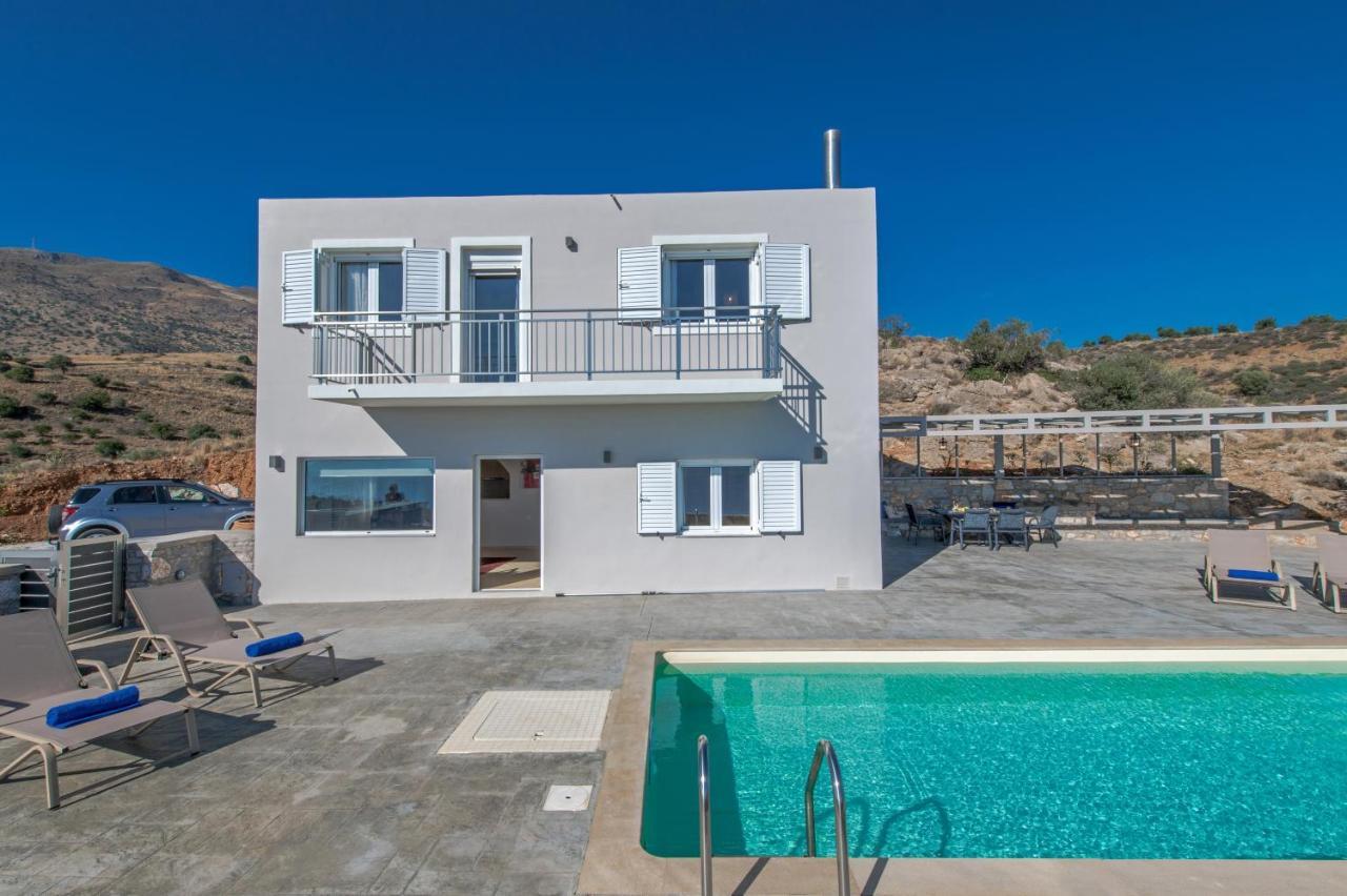 Tranquil Sea View Villa With Private Pool, Just 2Km From The Beach! Agia Galini  Exterior photo