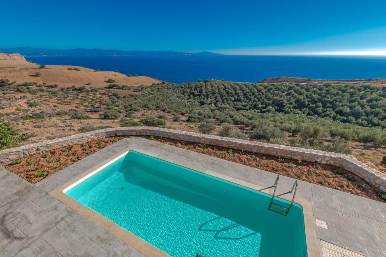 Tranquil Sea View Villa With Private Pool, Just 2Km From The Beach! Agia Galini  Exterior photo