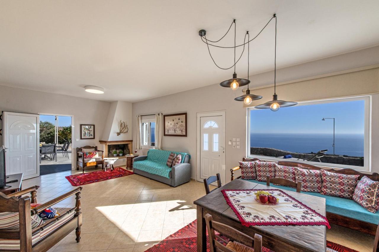 Tranquil Sea View Villa With Private Pool, Just 2Km From The Beach! Agia Galini  Exterior photo