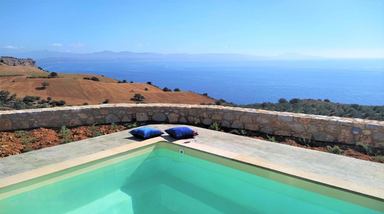 Tranquil Sea View Villa With Private Pool, Just 2Km From The Beach! Agia Galini  Exterior photo